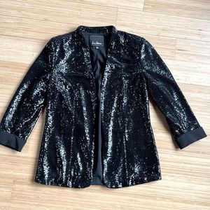 Sam Edelman black sequenced jacket, size small